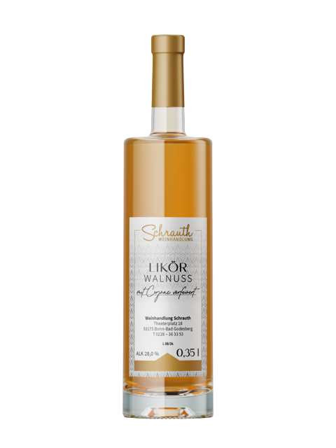 Walnuss-Likör mit Cognac verfeinert